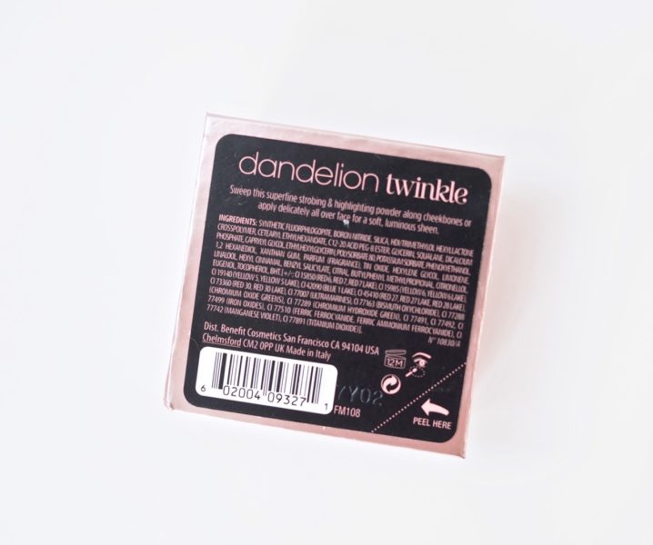 Benefit Dandelion Twinkle highlighter - 1 (9)