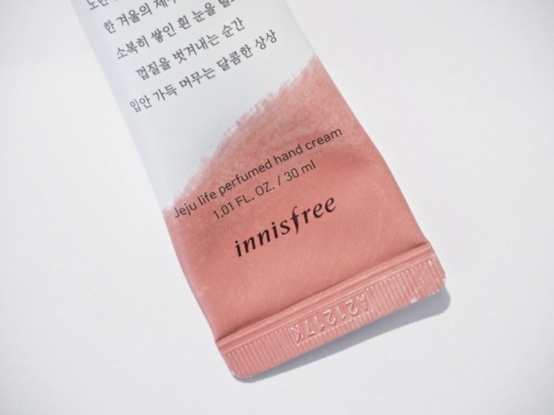 Innisfree Jeju life perfumed hand cream käsivoide Ostolakossa Virve Vee