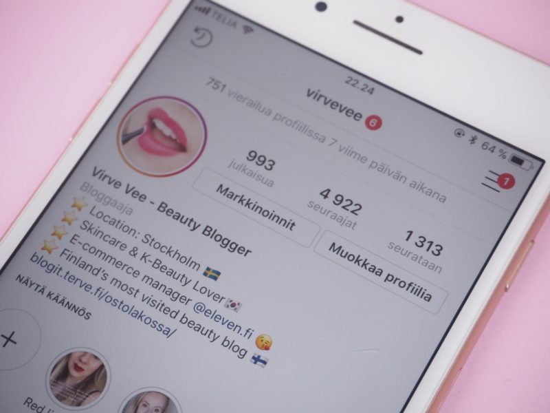  Instagram seuraajien ostaminen Ostolakossa blogi Virve Vee